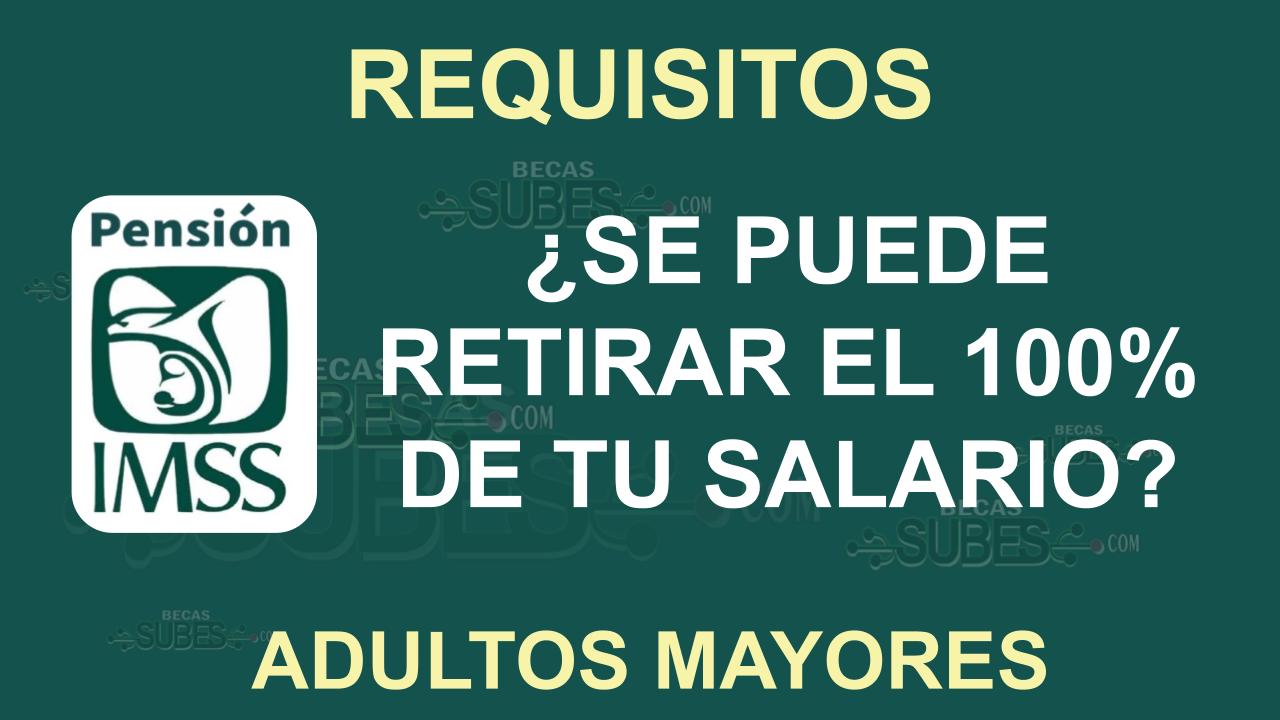 Pensión Imss Garantizando Un Retiro Pleno Con El 100 De Tu Salario 🥇【 Diciembre 2024】 8329