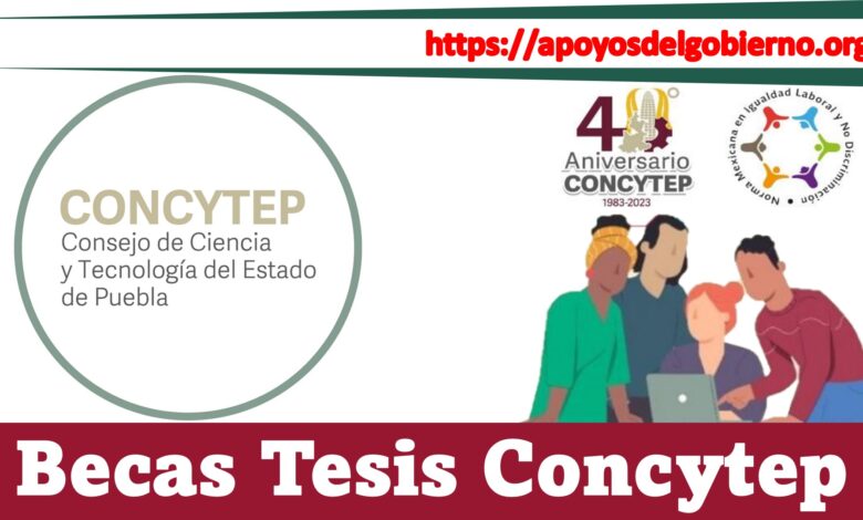 Becas Tesis Concytep 2023