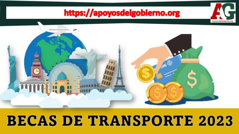 Becas de transporte 2023