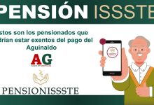 Estos son los pensionados que podrían estar exentos del pago del Aguinaldo