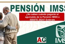 ¿No sabes cuándo pagarán el aguinaldo de la Pensión IMSS e ISSSTE 2024? Entérate