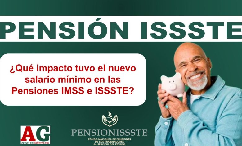 ¿Qué impacto tuvo el nuevo salario mínimo en las Pensiones IMSS e ISSSTE?