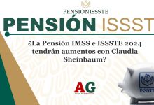 ¿La Pensión IMSS e ISSSTE 2024 tendrán aumentos con Claudia Sheinbaum?