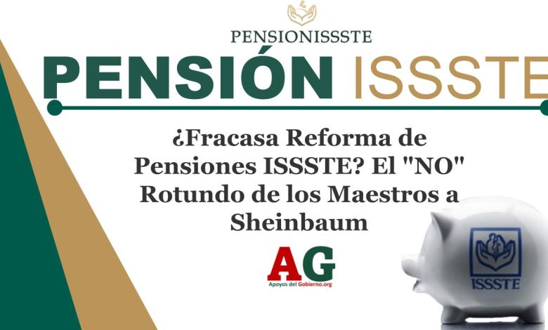 ▷ Pensión Bienestar: Si Cumples 65, ¡Estos son los Meses en que DEBES Inscribirte! » 2025 ApoyosdelGobierno.org 🥇 ¿Fracasa Reforma de Pensiones ISSSTE? El "NO" Rotundo de los Maestros a Sheinbaum