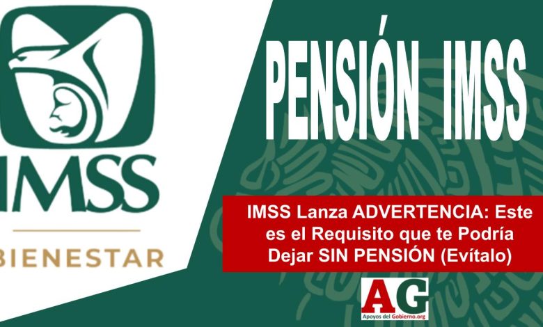 ▷ IMSS Lanza ADVERTENCIA: Este es el Requisito que te Podría Dejar SIN PENSIÓN (Evítalo) » 2025 ApoyosdelGobierno.org 🥇 IMSS Lanza ADVERTENCIA: Este es el Requisito que te Podría Dejar SIN PENSIÓN (Evítalo)