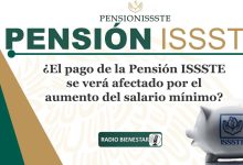 ¿El pago de la Pensión ISSSTE se verá afectado por el aumento del salario mínimo?