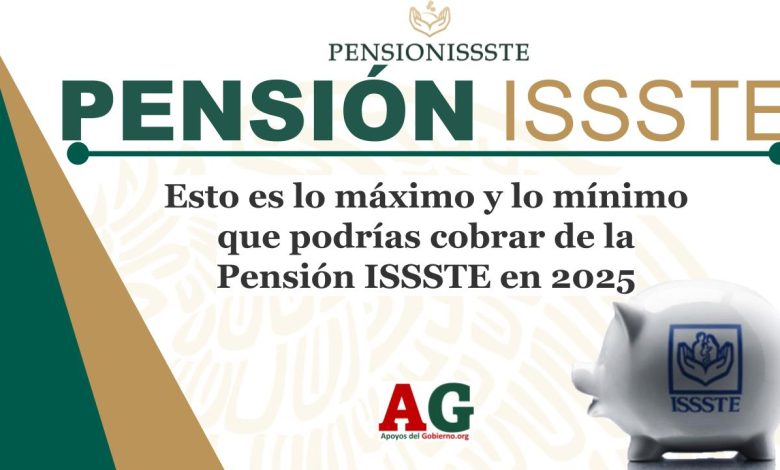 Esto es lo máximo y lo mínimo que podrías cobrar de la Pensión ISSSTE en 2025