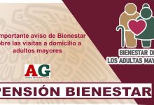 El importante aviso de Bienestar sobre las visitas a domicilio a adultos mayores