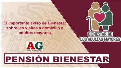 El importante aviso de Bienestar sobre las visitas a domicilio a adultos mayores
