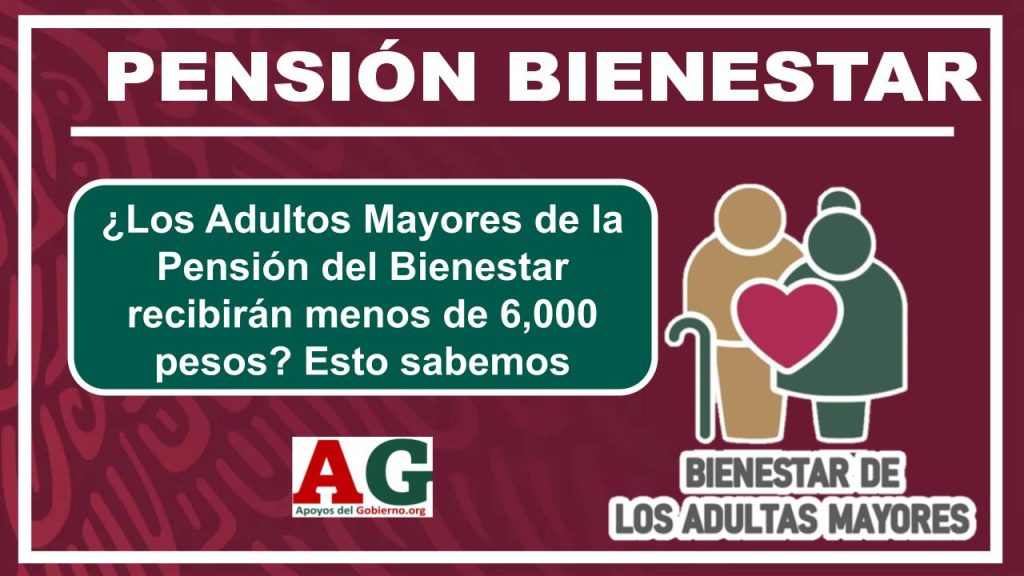 ¿Los Adultos Mayores de la Pensión del Bienestar recibirán menos de 6,000 pesos? Esto sabemos