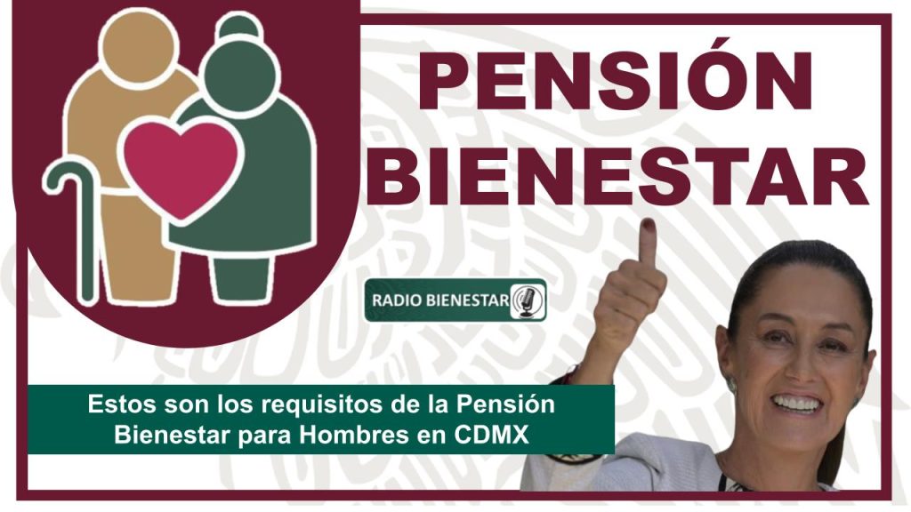 Estos son los requisitos de la Pensión Bienestar para Hombres en CDMX