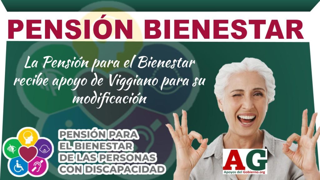 La Pensión para el Bienestar recibe apoyo de Viggiano para su modificación