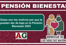 Estos son los motivos por que te pueden dar de baja en la Pensión Bienestar 2025