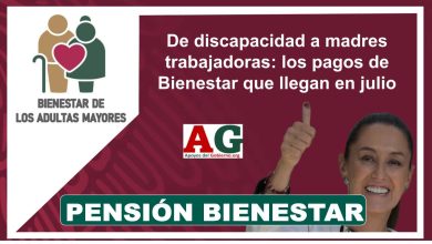 De discapacidad a madres trabajadoras: los pagos de Bienestar que llegan en julio