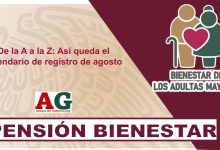 De la A a la Z: Así queda el calendario de registro de agosto
