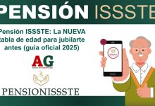Pensión ISSSTE: La NUEVA tabla de edad para jubilarte antes (guía oficial 2025)
