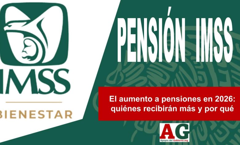 El aumento a pensiones en 2026: quiénes recibirán más y por qué