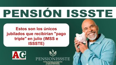 Estos son los únicos jubilados que recibirían "pago triple" en julio (IMSS e ISSSTE)