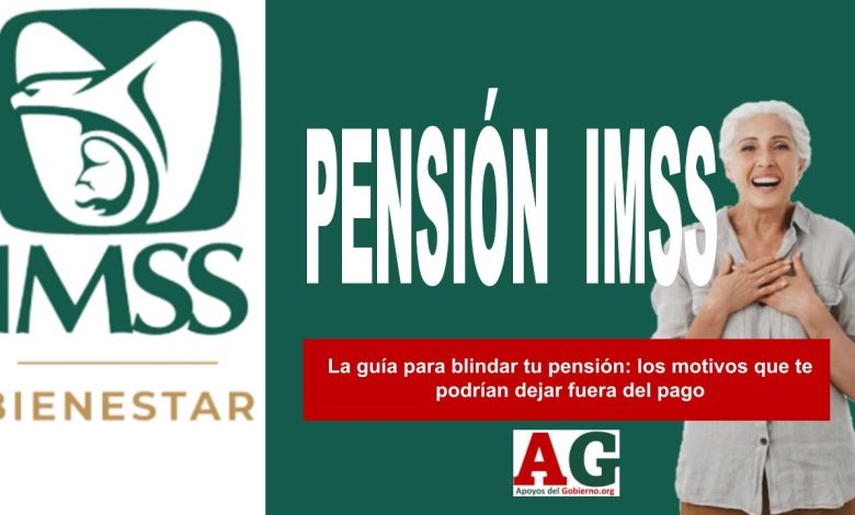 ▷ La guía para blindar tu pensión: los motivos que te podrían dejar fuera del pago » 2025 ApoyosdelGobierno.org 🥇 La guía para blindar tu pensión: los motivos que te podrían dejar fuera del pago