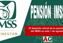 El depósito oficial de tu pensión del IMSS es este 1 de agosto