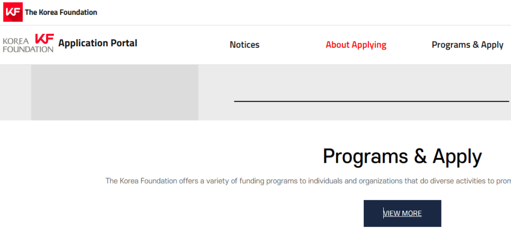 Portal Becas Korea Foundation