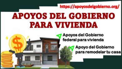 Apoyos del Gobierno para vivienda