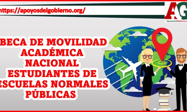  Beca de Movilidad Académica Nacional Estudiantes de Escuelas Normales Públicas 2021-2022