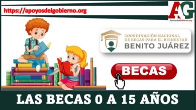 Las becas 0 a 15 años 2021-2022