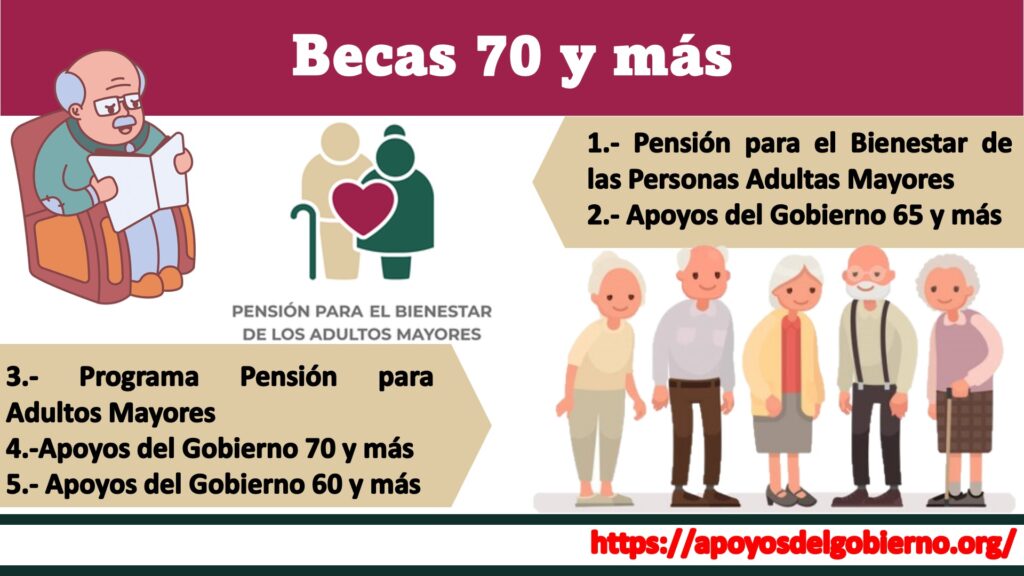 becas 70 y más