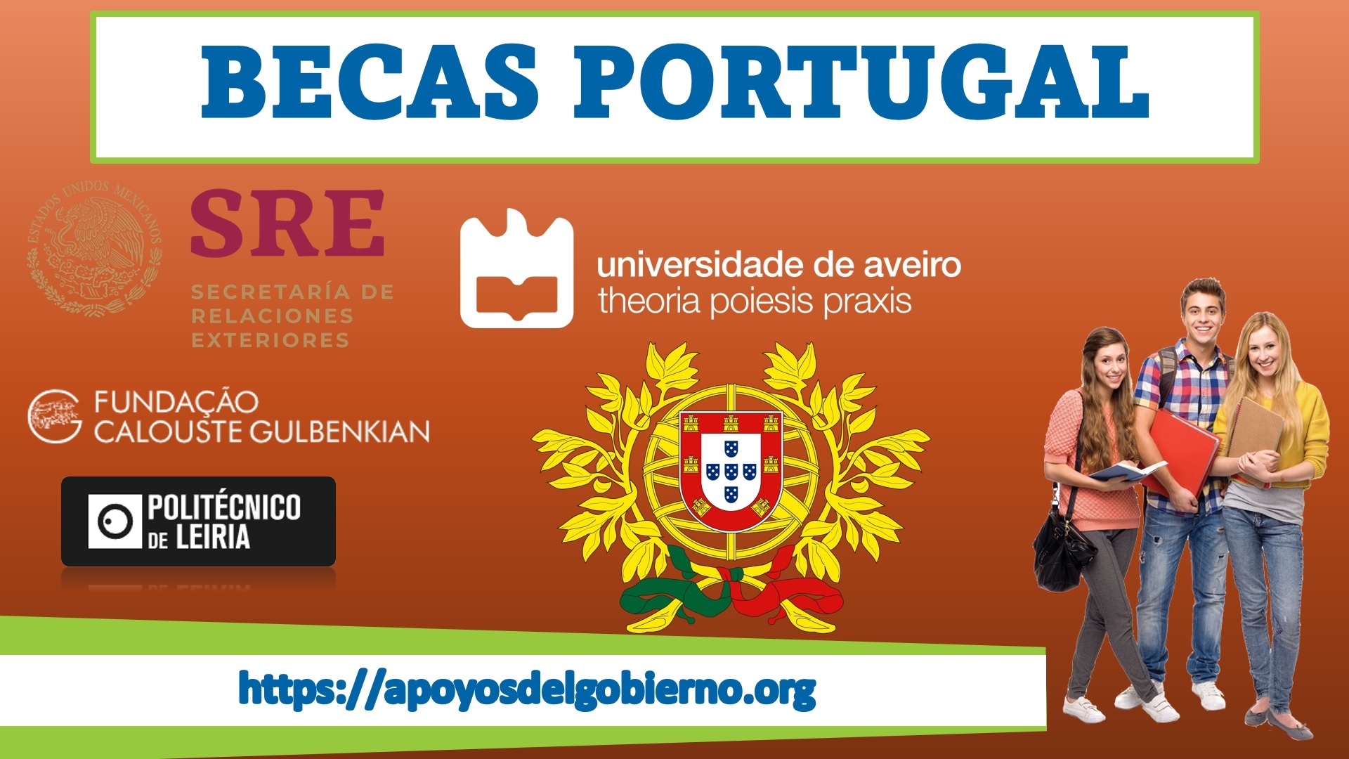 Becas Portugal 🥇【 Octubre 2023】