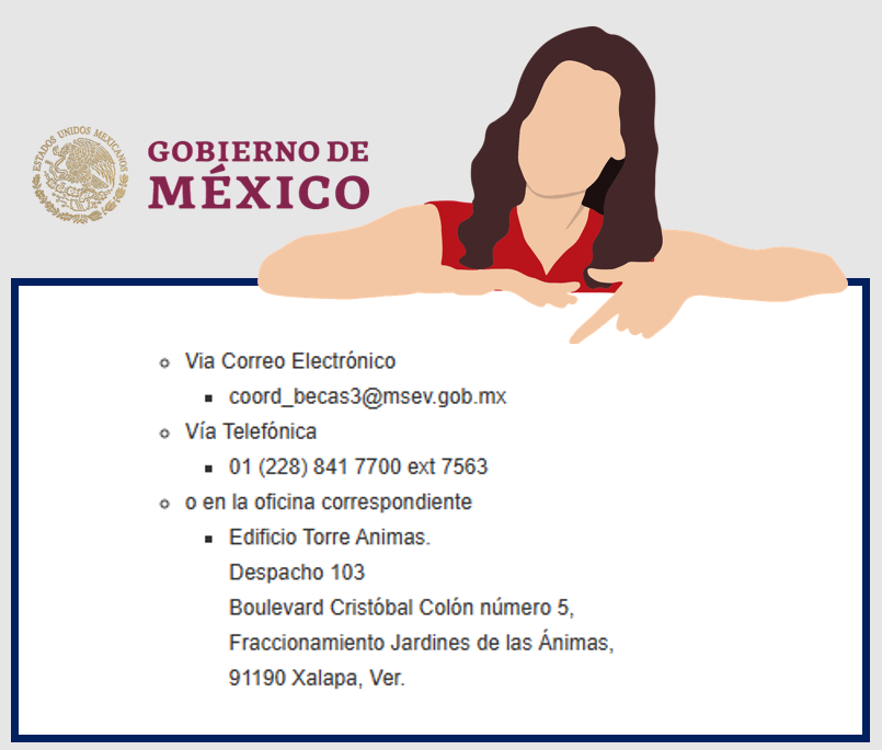 Contacto de Becas Veracruz Universidad