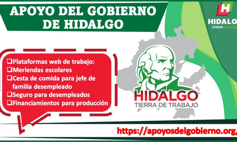 Apoyo del Gobierno de Hidalgo